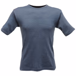 Regatta Mens Thermal Underwear Short Sleeve Vest / T-Shirt - XL, Denim