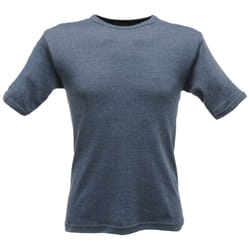 Regatta Mens Thermal Underwear Short Sleeve Vest / T-Shirt - XL, Denim
