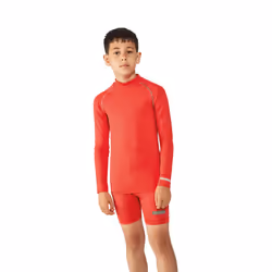 Rhino Childrens Boys Thermal Underwear Sports Base Layer Shorts - 5-6, Red