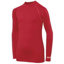 Rhino Childrens Boys Long Sleeve Thermal Underwear Base Layer Vest Top - SY-MY, Red