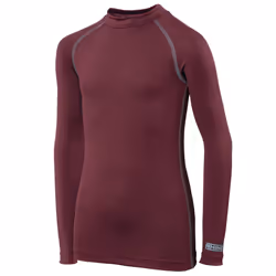 Rhino Childrens Boys Long Sleeve Thermal Underwear Base Layer Vest Top - SY-MY, Maroon