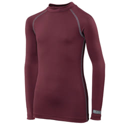 Rhino Childrens Boys Long Sleeve Thermal Underwear Base Layer Vest Top - SY-MY, Maroon