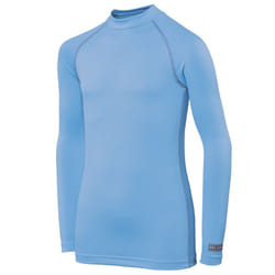 Rhino Childrens Boys Long Sleeve Thermal Underwear Base Layer Vest Top - XSY, Light Blue