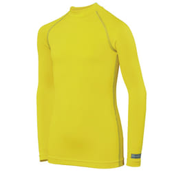 Rhino Childrens Boys Long Sleeve Thermal Underwear Base Layer Vest Top - 5-6, Fluorescent Yellow