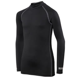 Rhino Childrens Boys Long Sleeve Thermal Underwear Base Layer Vest Top - SY-MY, Black
