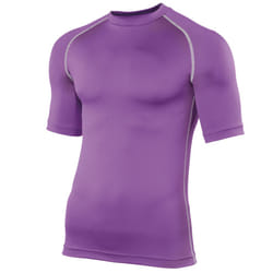 Rhino Mens Sports Base Layer Short Sleeve T-Shirt - XS, Purple