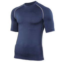 Rhino Mens Sports Base Layer Short Sleeve T-Shirt - XS, Navy