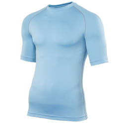 Rhino Mens Sports Base Layer Short Sleeve T-Shirt - XS, Light Blue