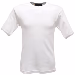 Regatta Mens Thermal Underwear Short Sleeve Vest / T-Shirt - S, White