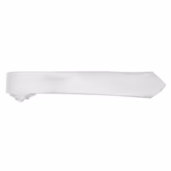 Premier Tie - Mens Slim Retro Work Tie - One Size, Silver