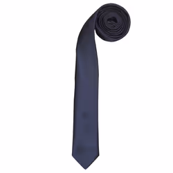 Premier Tie - Mens Slim Retro Work Tie - One Size, Navy