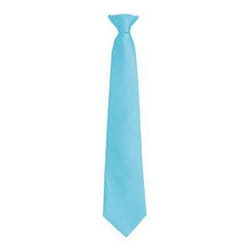 Premier Mens Fashion âColoursâ Work Clip On Tie - One Size, Turquoise