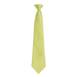 Premier Mens Fashion âColoursâ Work Clip On Tie - One Size, Lime