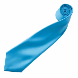 Premier Mens Plain Satin Tie (Narrow Blade) - One Size, Turquoise