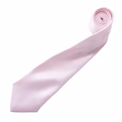 Premier Mens Plain Satin Tie (Narrow Blade) - One Size, Pink