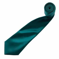 Premier Mens Plain Satin Tie (Narrow Blade) - One Size, Bottle