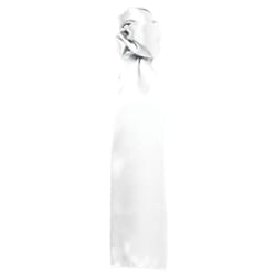Premier Scarf - Ladies/Womens Plain Business Scarf - One Size, White