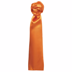 Premier Scarf - Ladies/Womens Plain Business Scarf - One Size, Orange