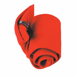 Premier Tie - Mens Plain Workwear Clip On Tie - One Size, Red