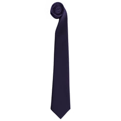 Premier Tie - Men Plain Work Tie - One Size, Navy