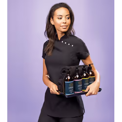Premier Ladies/Womens *Mika* Tunic / Health Beauty & Spa / Workwear - 8, Black