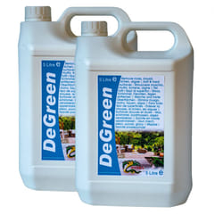 ) Hydra DeGreen - Remove Algae, moss, green fungus - 2x5 Litre (Makes 100L solution