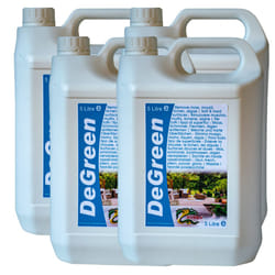 ) Hydra DeGreen - Remove Algae, moss, green fungus - 4x5 Litre (Makes 200L solution