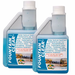 Hydra Fountain Clear Fountain Cleaner - 2x250ml