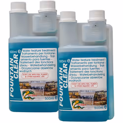 Hydra Fountain Clear Fountain Cleaner - 2x500ml