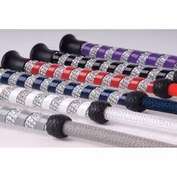Harlequin Crystal Riding Crop - Purple, One Size