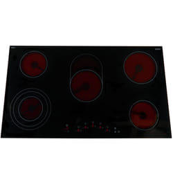 CDA HC9621FR hob Black Built-in 87 cm Ceramic 5 zone(s)