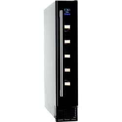 Amica AWC150BL wine cooler Compressor wine cooler Freestanding Black 6 bottle(s)