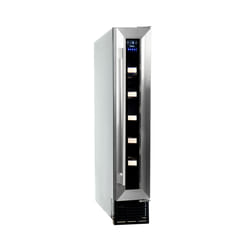 Amica AWC150SS wine cooler Compressor wine cooler Freestanding Black 6 bottle(s)