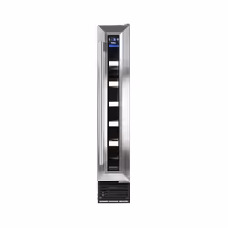 Amica AWC150SS wine cooler Compressor wine cooler Freestanding Black 6 bottle(s)