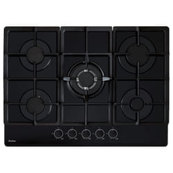 Amica AGVH7300BL hob Black Built-in 70 cm Gas 5 zone(s)