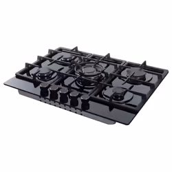 Amica AGVH7300BL hob Black Built-in 70 cm Gas 5 zone(s)