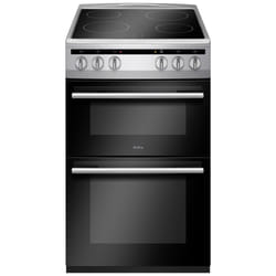 Amica AFC5100SI cooker Electric Ceramic Black, Stainless steel