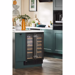 CDA CFWC624BL wine cooler Compressor wine cooler Freestanding Black 38 bottle(s)