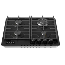 CDA HVG631MB hob Black Built-in 58 cm Gas 4 zone(s)