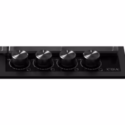 CDA HVG631MB hob Black Built-in 58 cm Gas 4 zone(s)