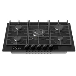 CDA HVG731MB hob Black Built-in 70 cm Gas 5 zone(s)