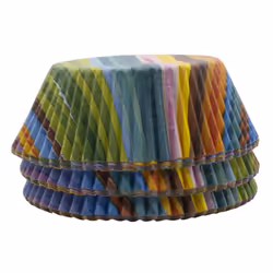 Cupcake & Fairy Cake Cases - Grease & Oven Proof - Various Designs & Pack Sizes - 120, Stripy