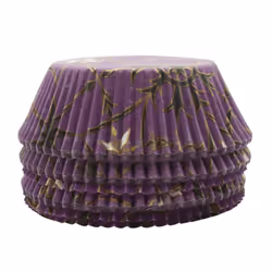 Cupcake & Fairy Cake Cases - Grease & Oven Proof - Various Designs & Pack Sizes - 60, Gold & Black Stars