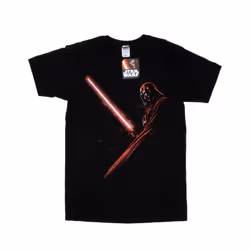 Star Wars Mens Darth Vader Shadow T-Shirt - XXL, Black
