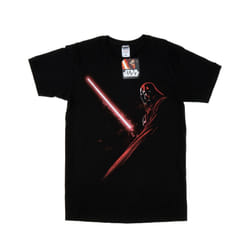 Star Wars Mens Darth Vader Shadow T-Shirt - XXL, Black