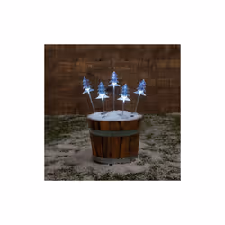 Christmas Tree Stake Lights 5 x White Outdoor Decoration LED 6817107