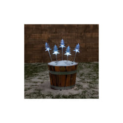 Christmas Tree Stake Lights 5 x White Outdoor Decoration LED 6817107