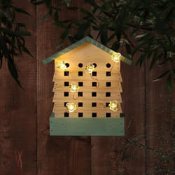 Noma Solar Insect Bee Hive with Lights