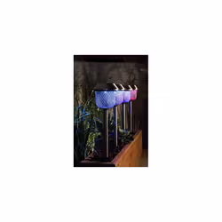 Noma Solar 4 Mesh Stake Lights with Colour Changing LED's