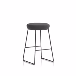 Dynamic Turin Stool With Black Frame and Black Seat - OP000327 DD
